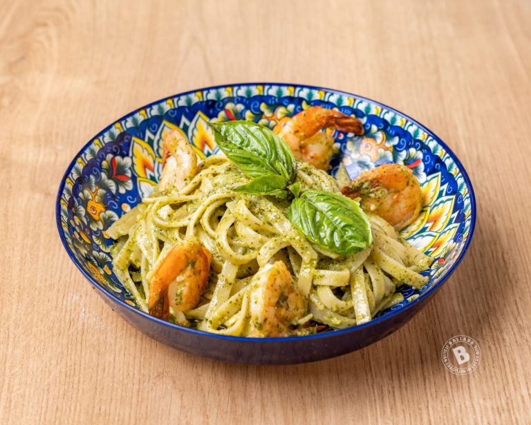 BallaroMiami_FettuchinePestoShrimp